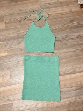 Mint Green Women's Sweater - Size M